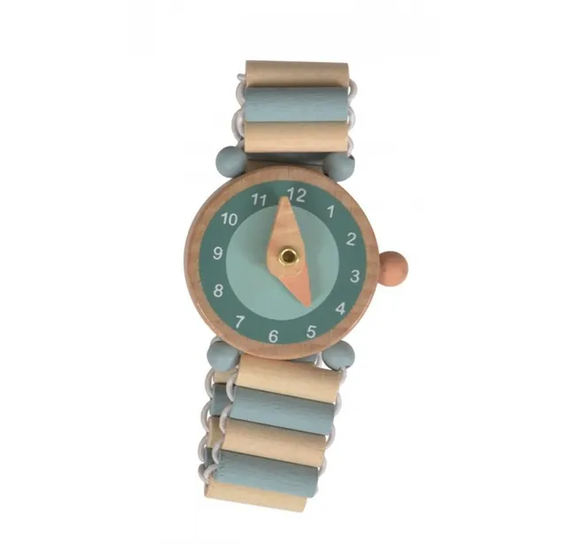 Egmont Toys orologio bambino legno blu didattico