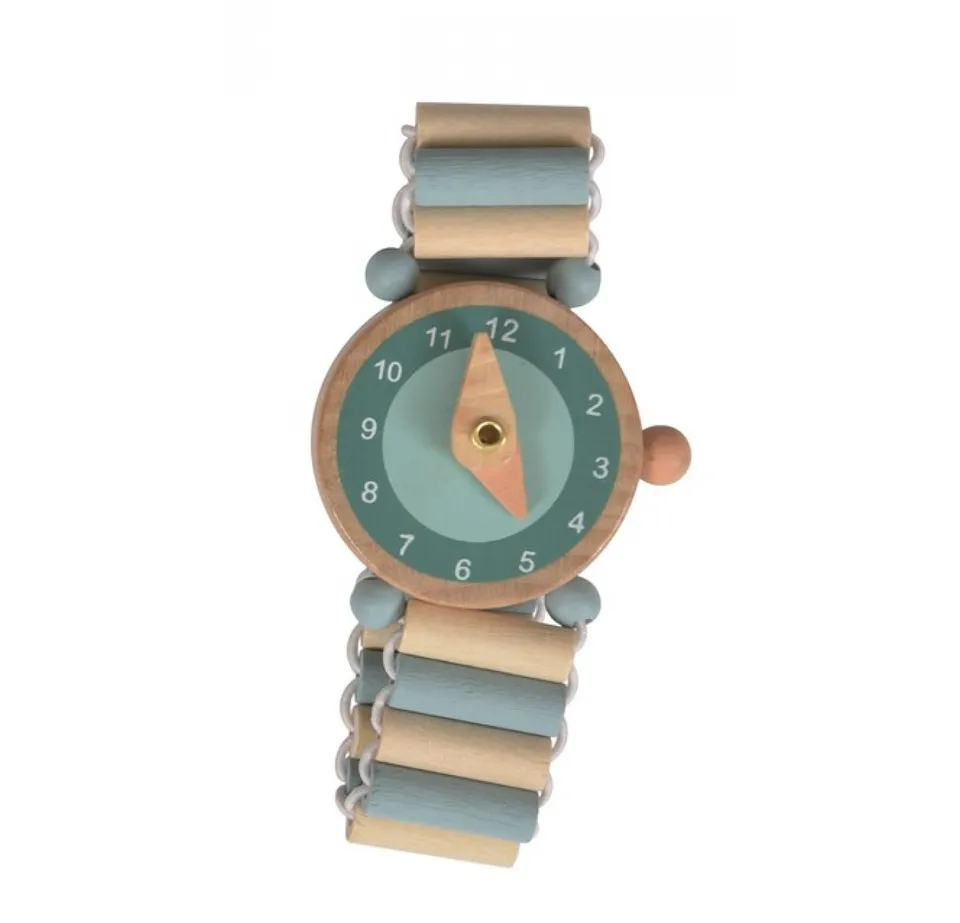 Egmont Toys orologio bambino legno blu didattico