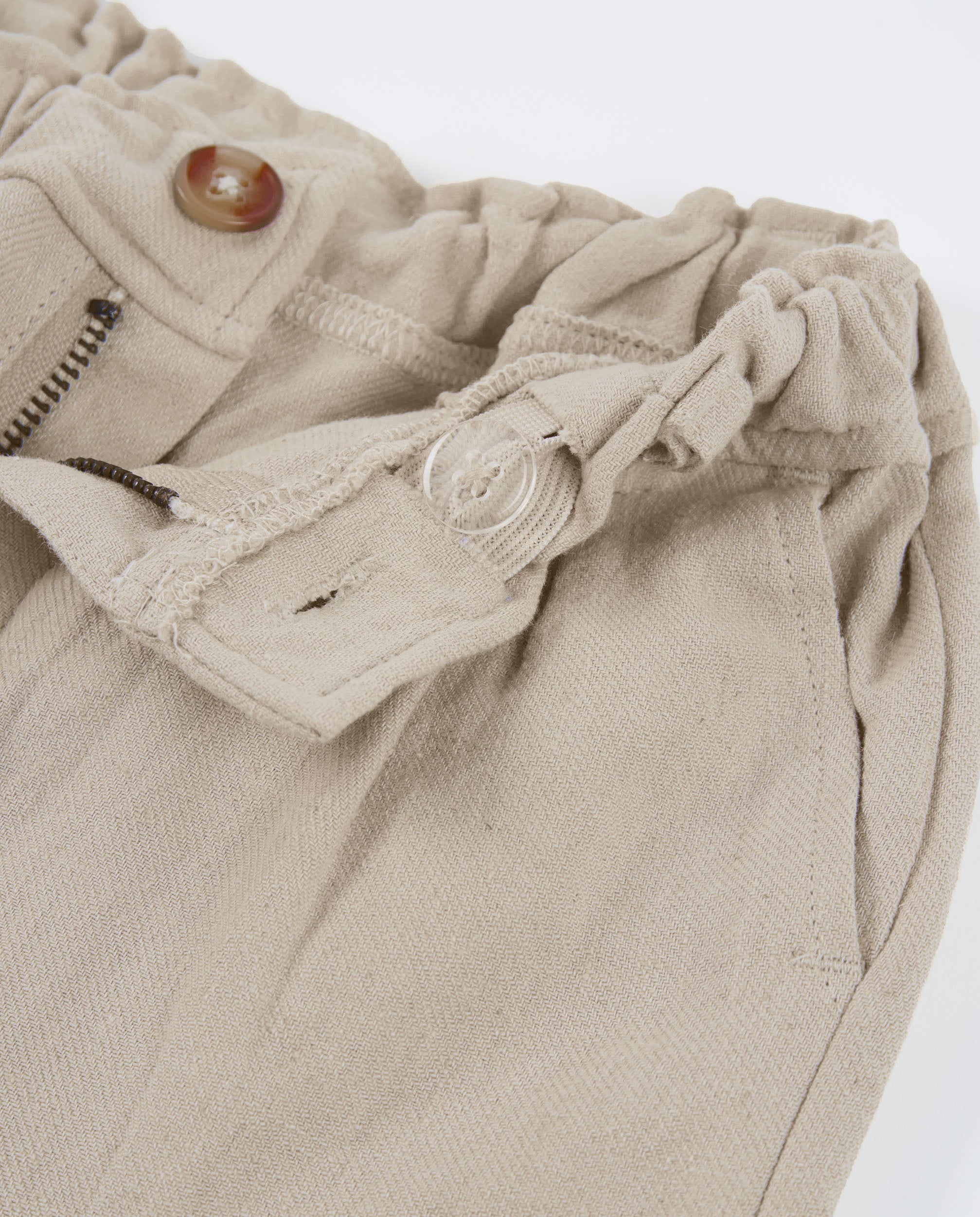 Tuc Tuc pantaloni bambino beige tasche laterali