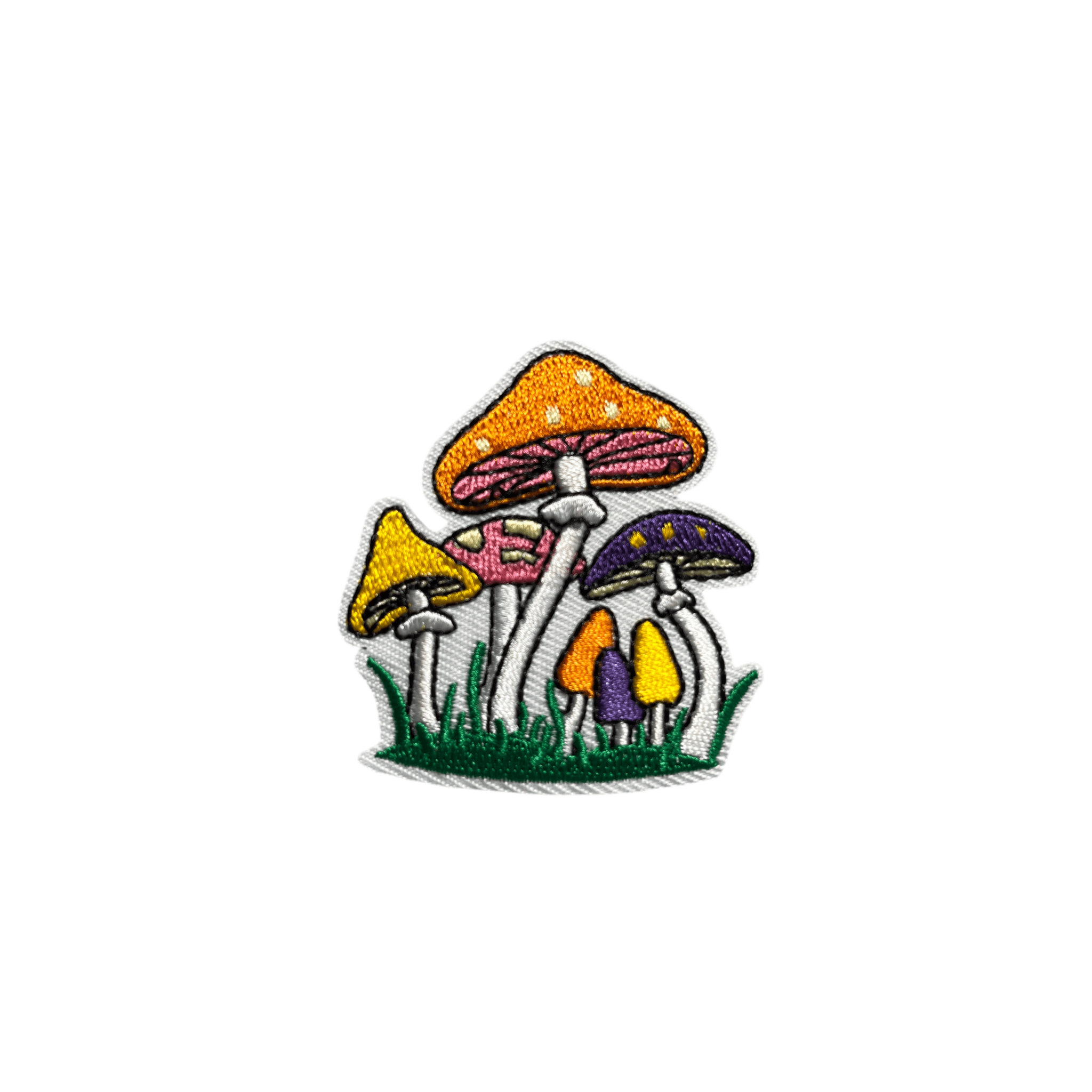 Slugs & Snails Mushroom toppe termoadesive funghi ricamate