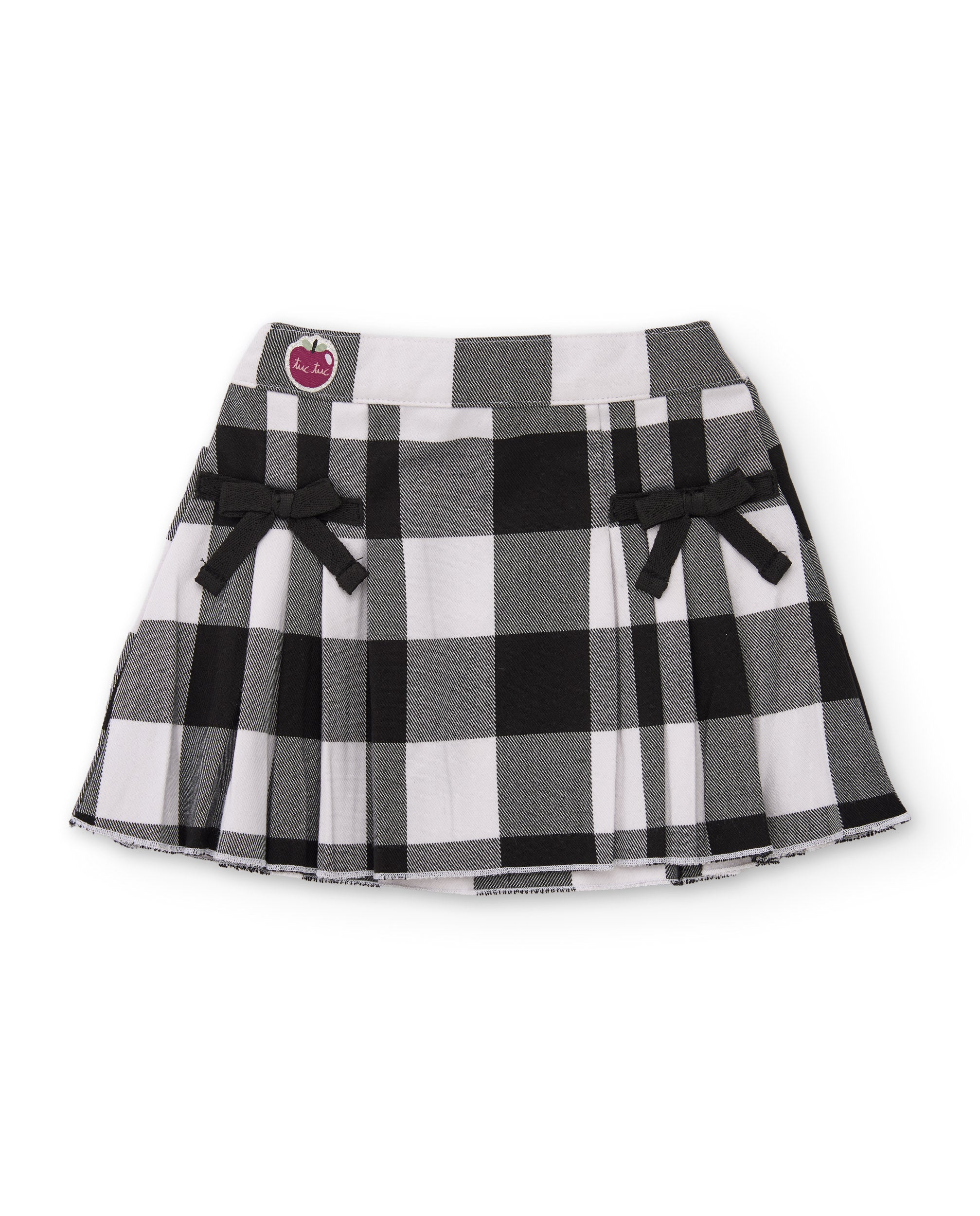 Tuc Tuc NY Fun gonna bambina grigio scuro a quadri