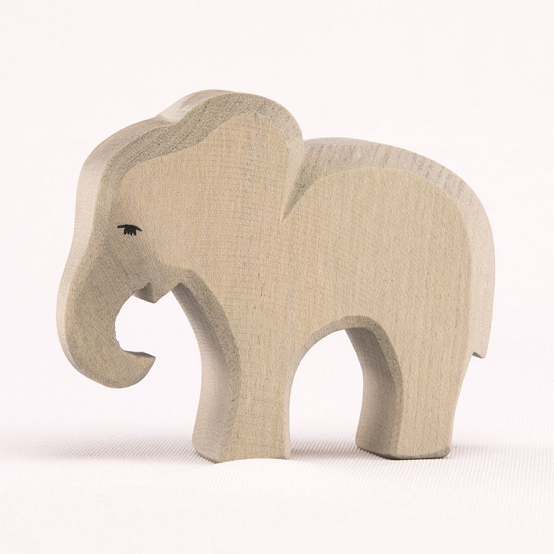 Ostheimer Figura Legno Elefante Piccolo H 8,5 cm
