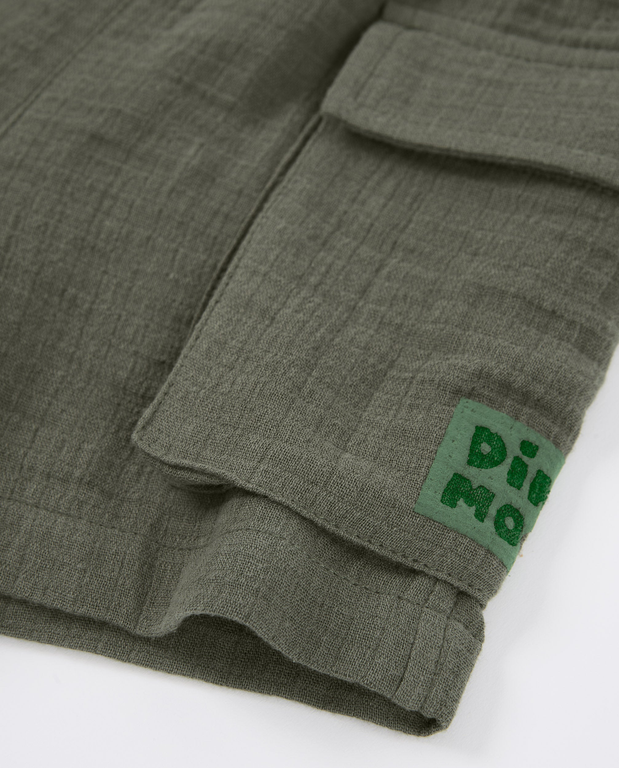 Tuc Tuc Bermuda Bimbo Cargo Verde Tasche Laterali