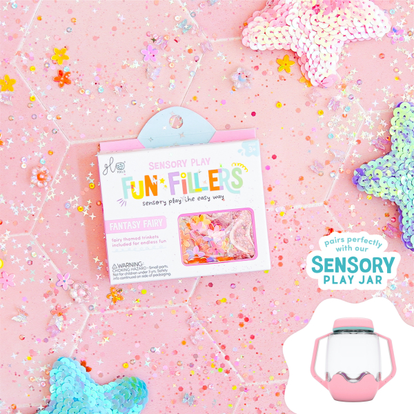 Glo Pals Fairy ricarica bottiglia sensoriale glitter