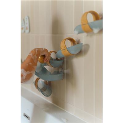 Little Dutch Bath Ball Track pista bagnetto blu con ventose
