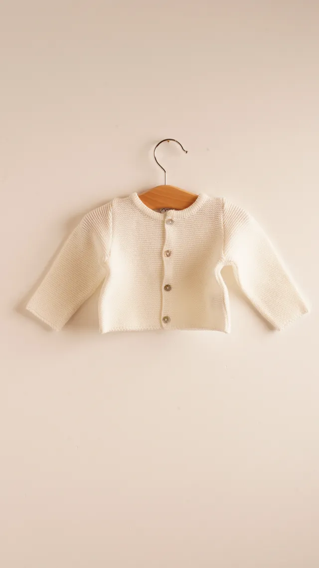 Mebi giacca bambino cotone avorio 100% cotone