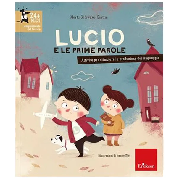 Erikson Lucio e le prime parole libro cartonato dai 24 mesi