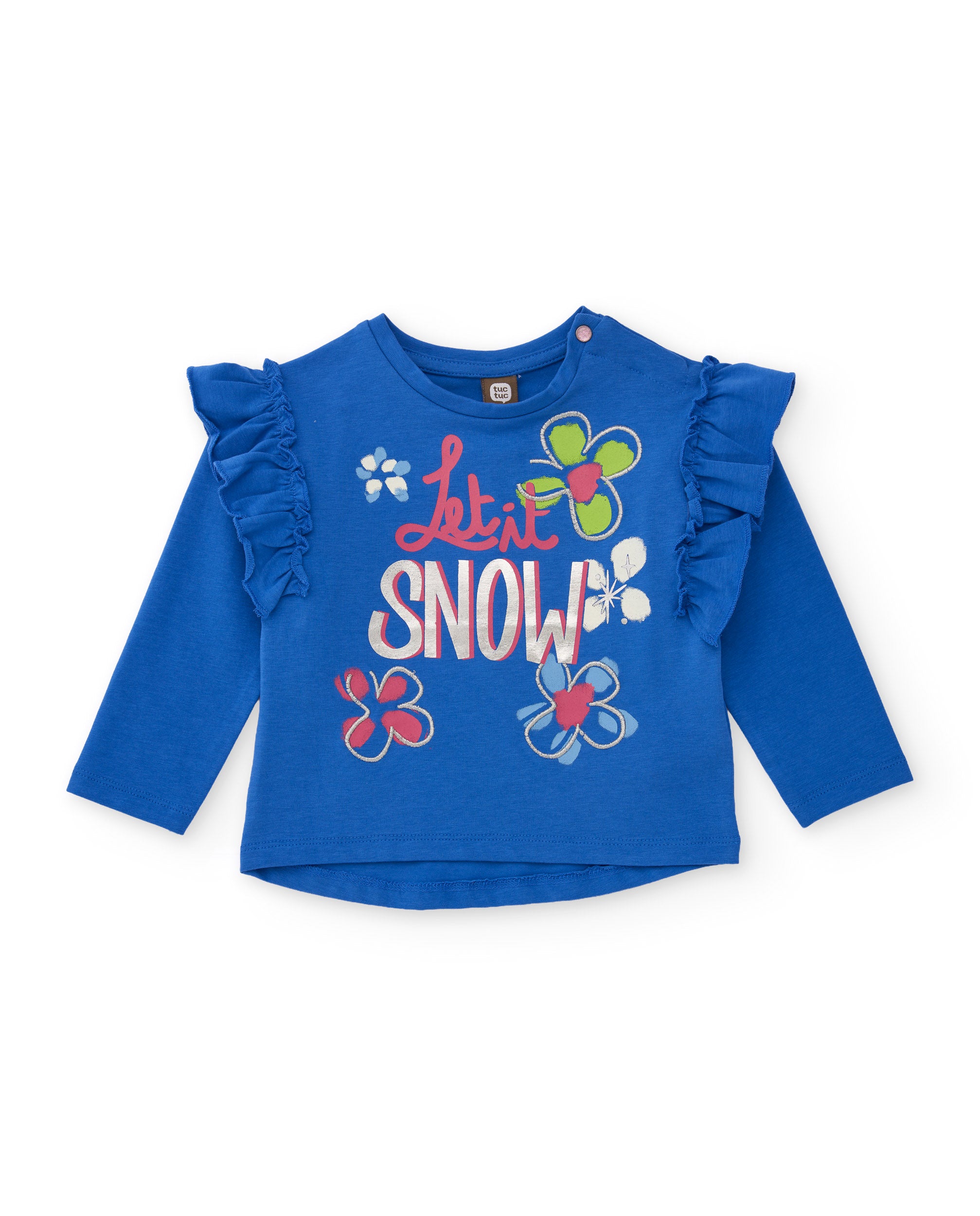 Tuc Tuc Polar Friends t-shirt bambina blu fiori