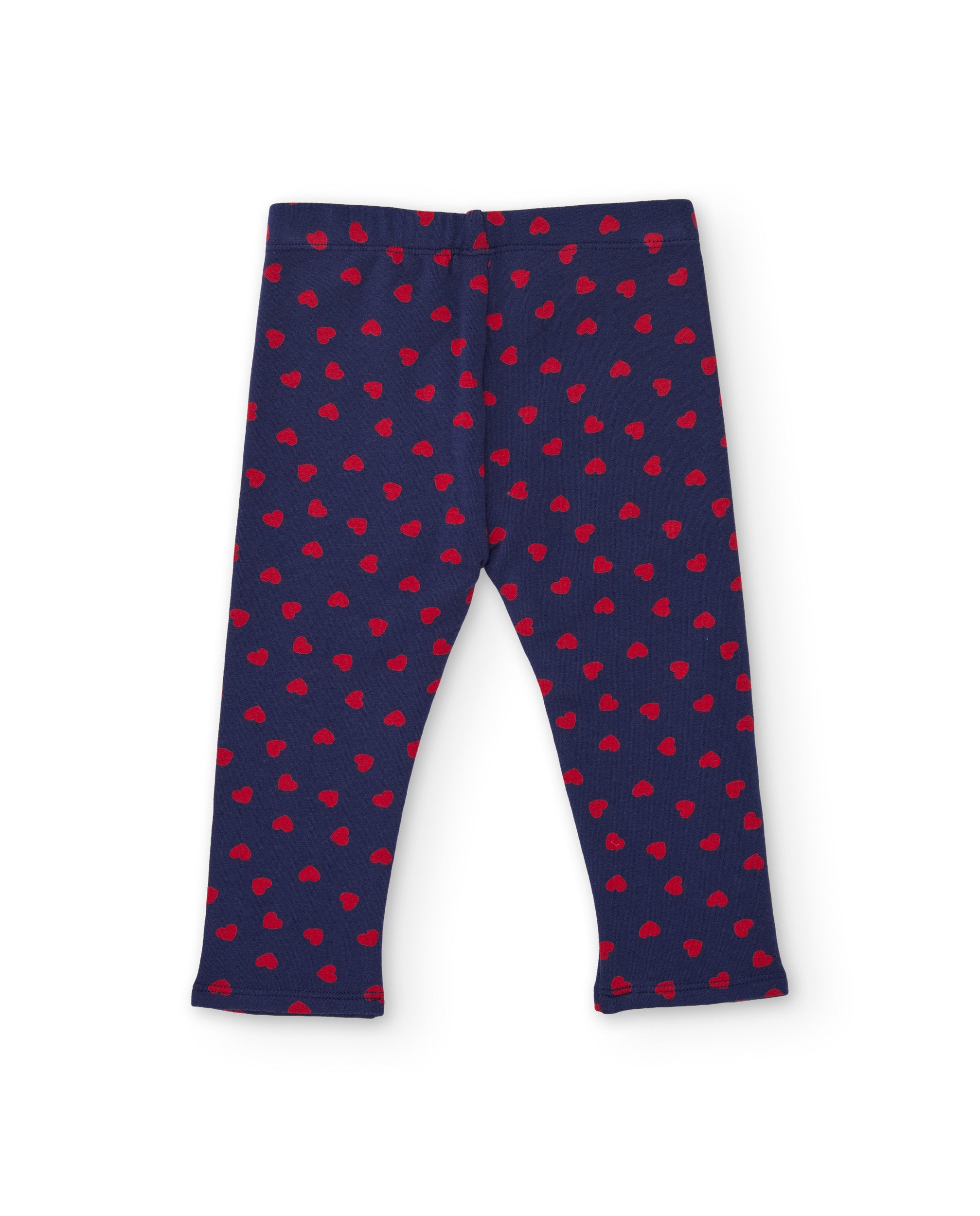 Tuc tuc leggings bambina felpa blu cuori