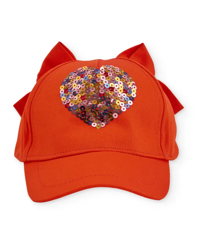 Tuc Tuc cappello bambina cuore paillettes rosso 52