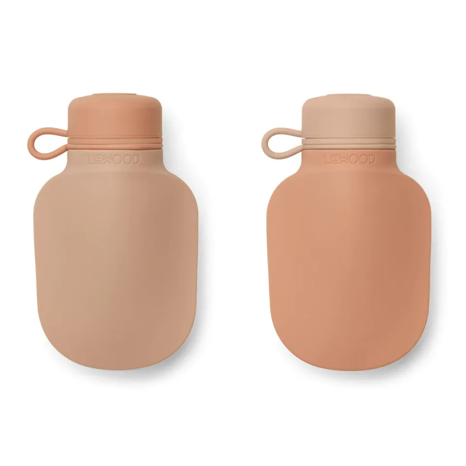 Liewood Silvia borraccia silicone rosa 2x170 ml
