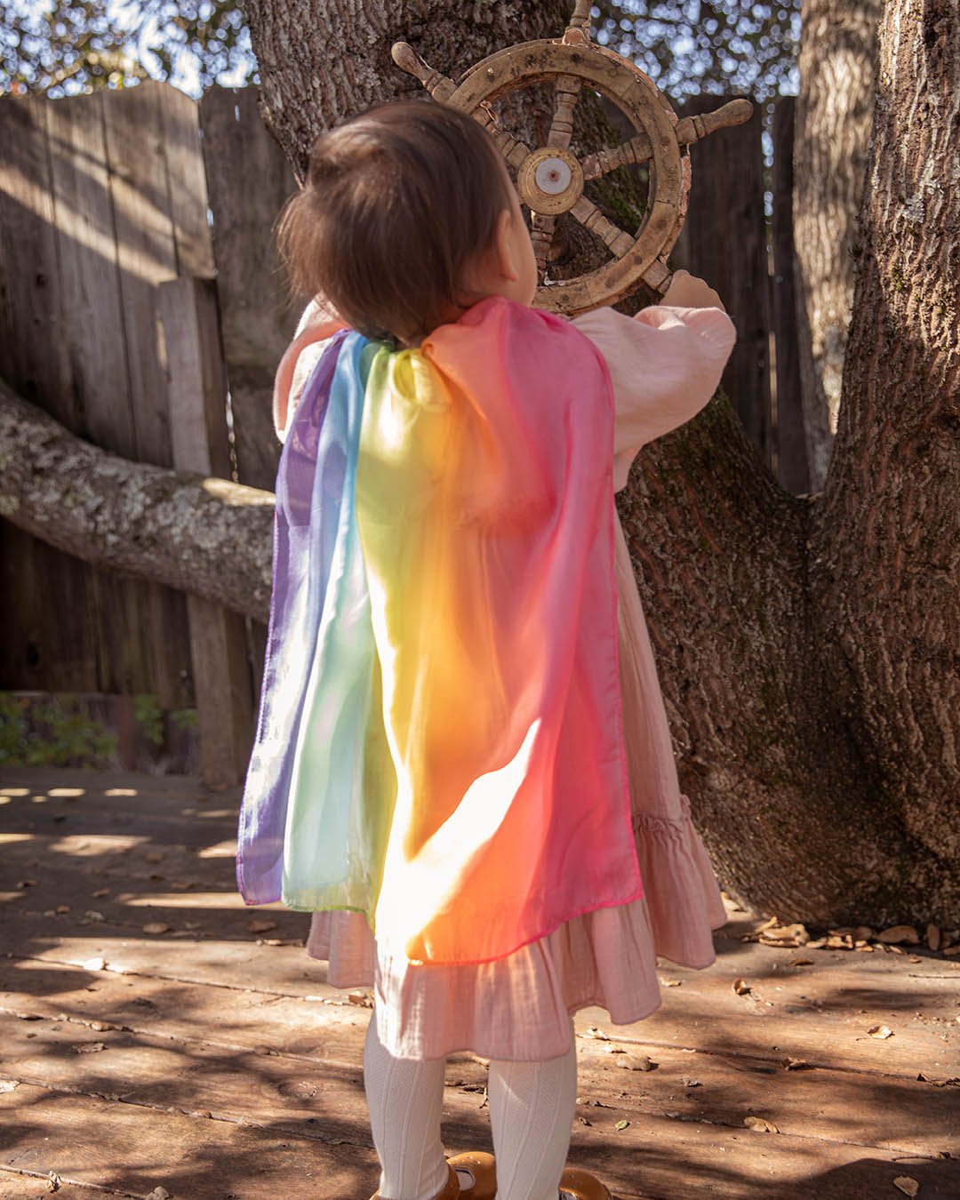 Sarah’s Silks Playsilks Telo Seta Arcobaleno 52 cm