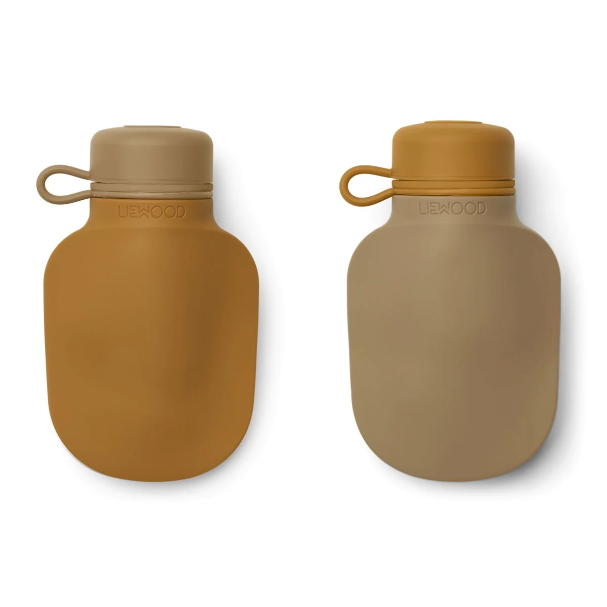 Liewood Silvia bottiglia silicone 170 ml caramel 2 pezzi