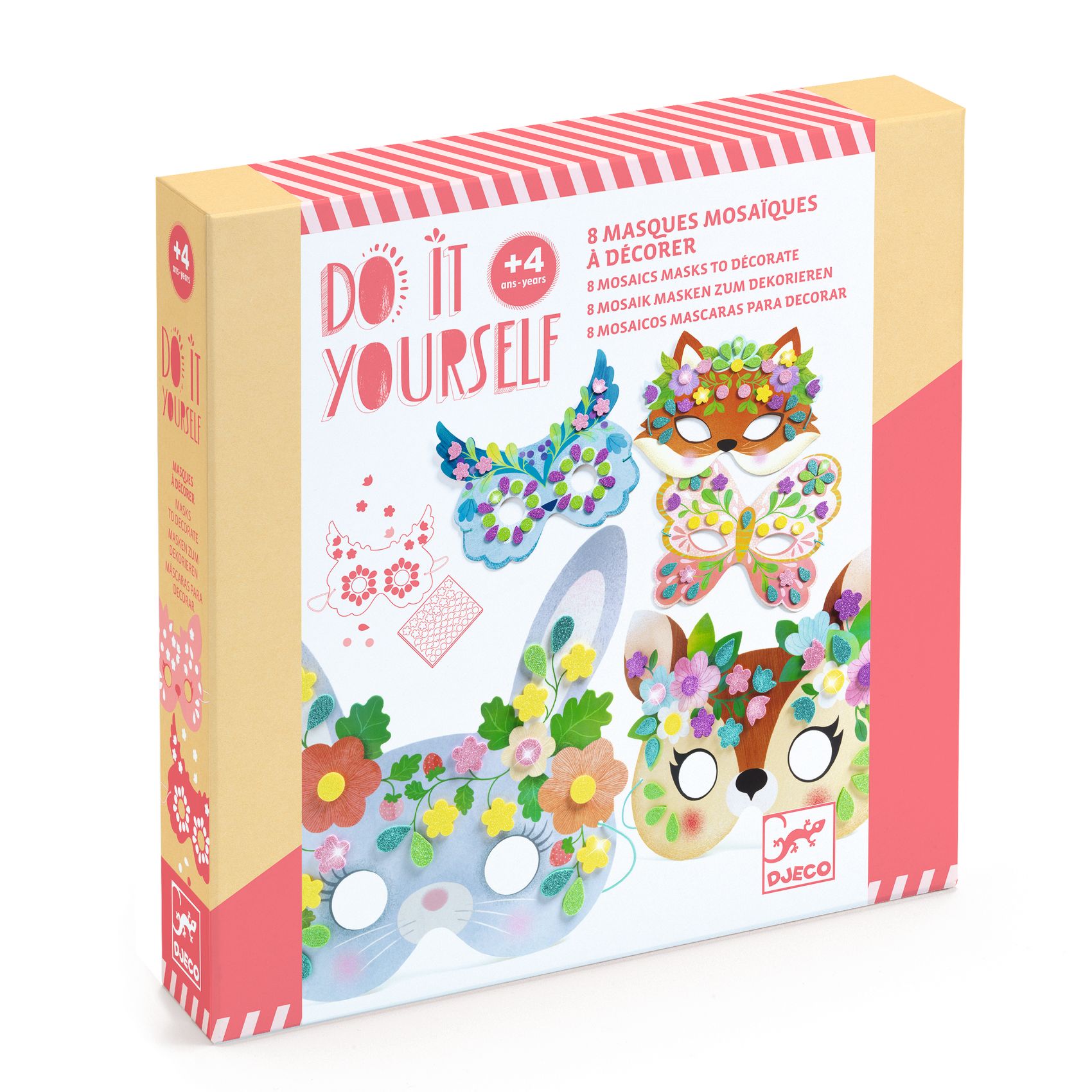 Djeco Do It Yourself Forest Animals kit maschere 8 pz