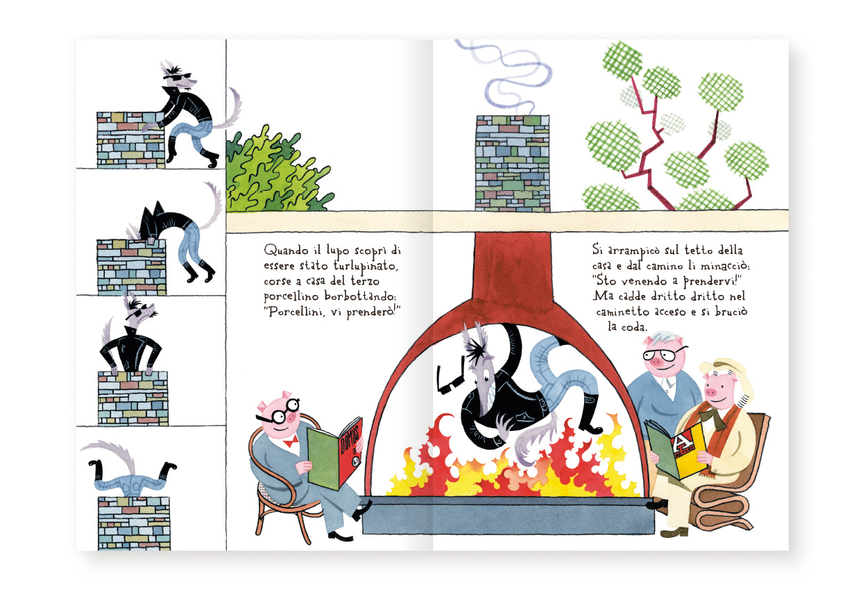 Corraini I Tre Porcellini libro illustrato bambini