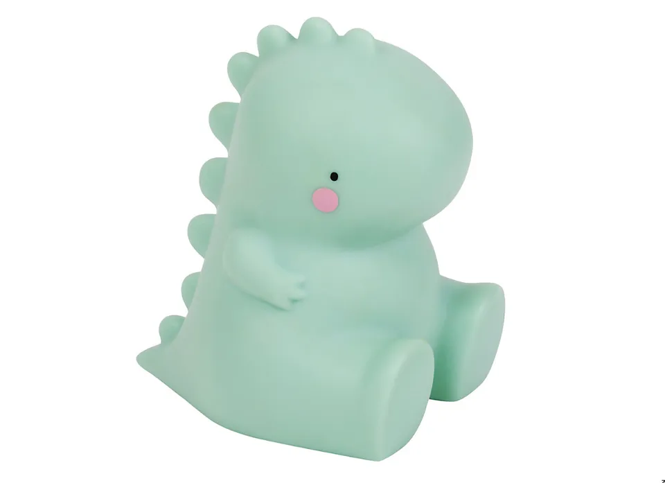 Little Lovely Company T-Rex mini lampada notturna menta