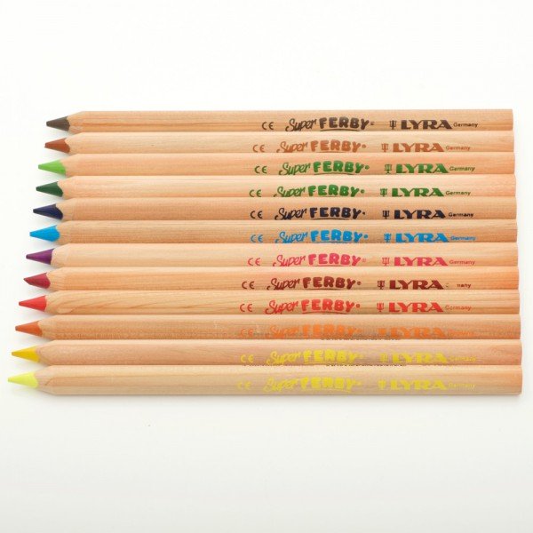 Lyra Matitoni Giganti Pastelli Triangolari 12 pezzi