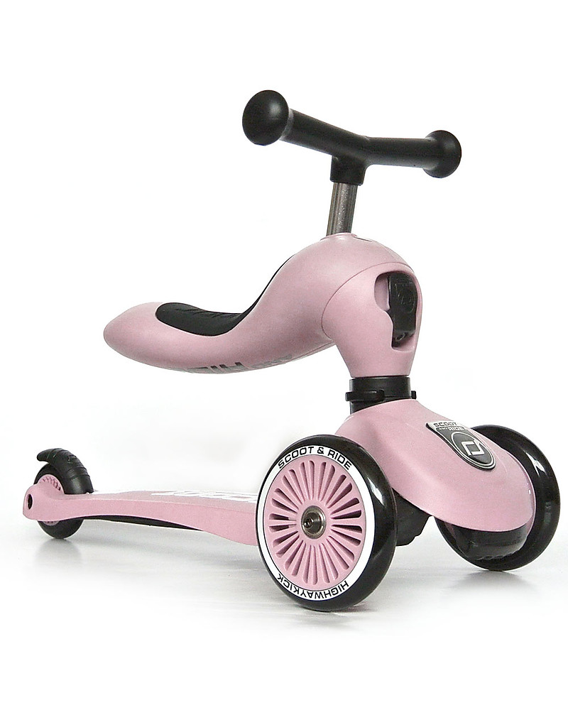 Scoot and Ride Highwaykick 1 monopattino rosa 2in1