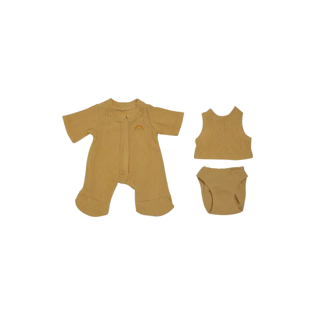 Olli Ella Dinkum Dolls Honey pigiama set 3 pezzi