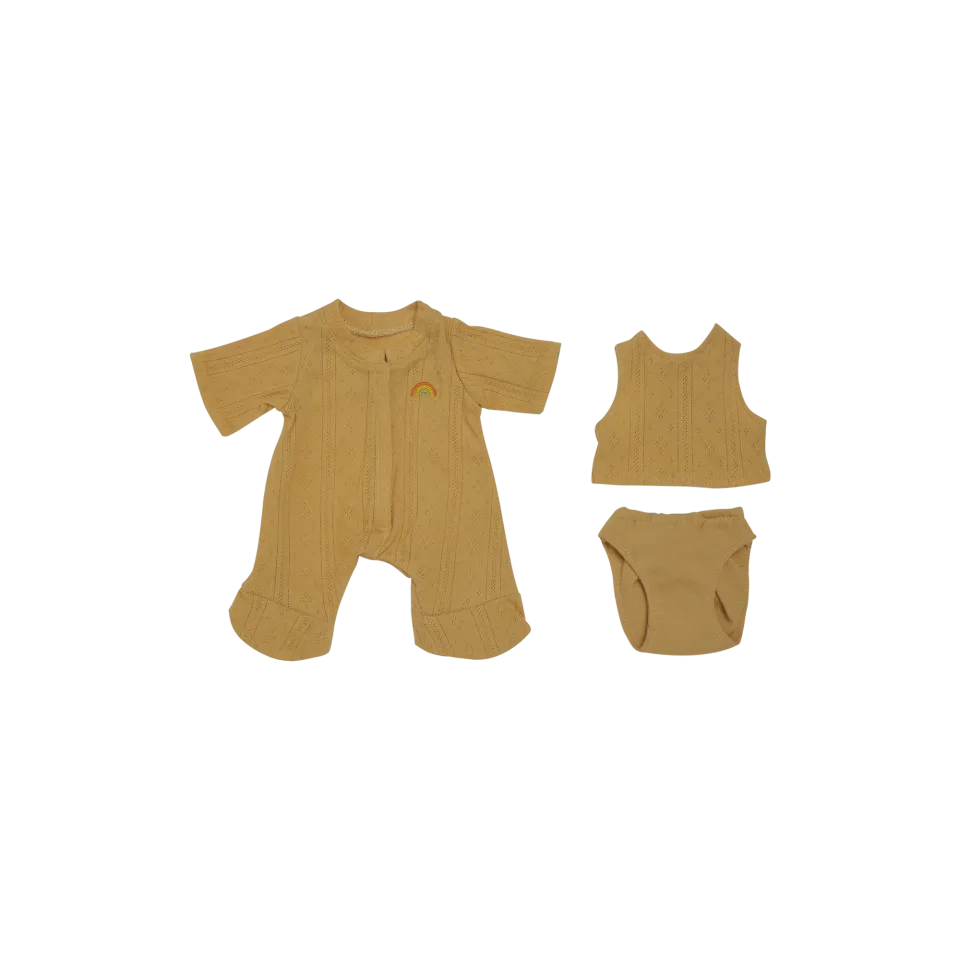Olli Ella Dinkum Dolls Honey pigiama set 3 pezzi