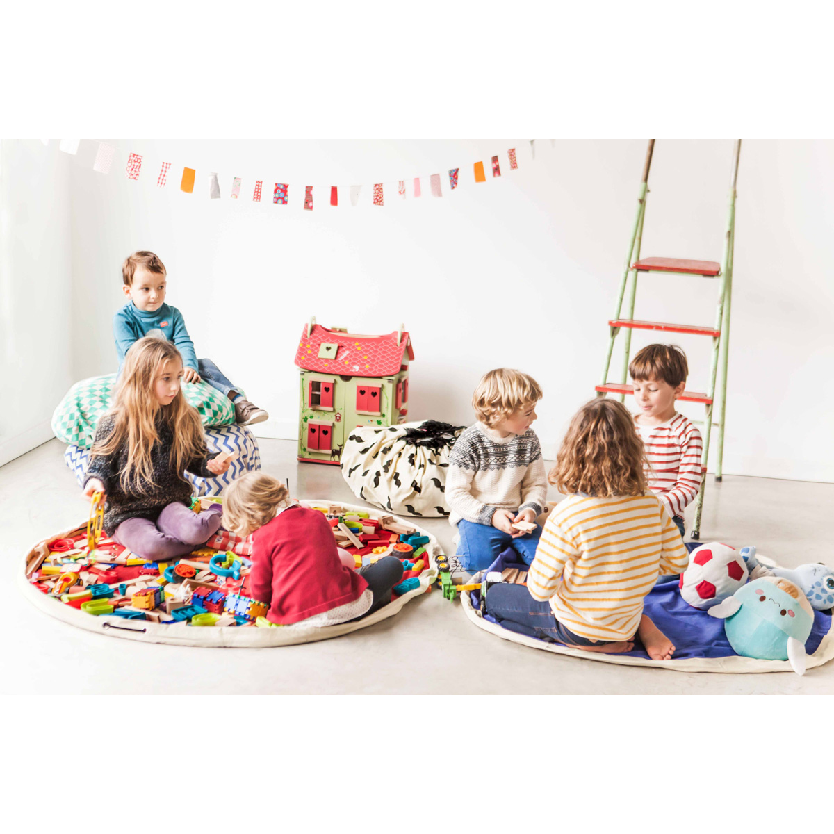 Play&Go Roadmap sacco portagiochi tappeto 140 cm
