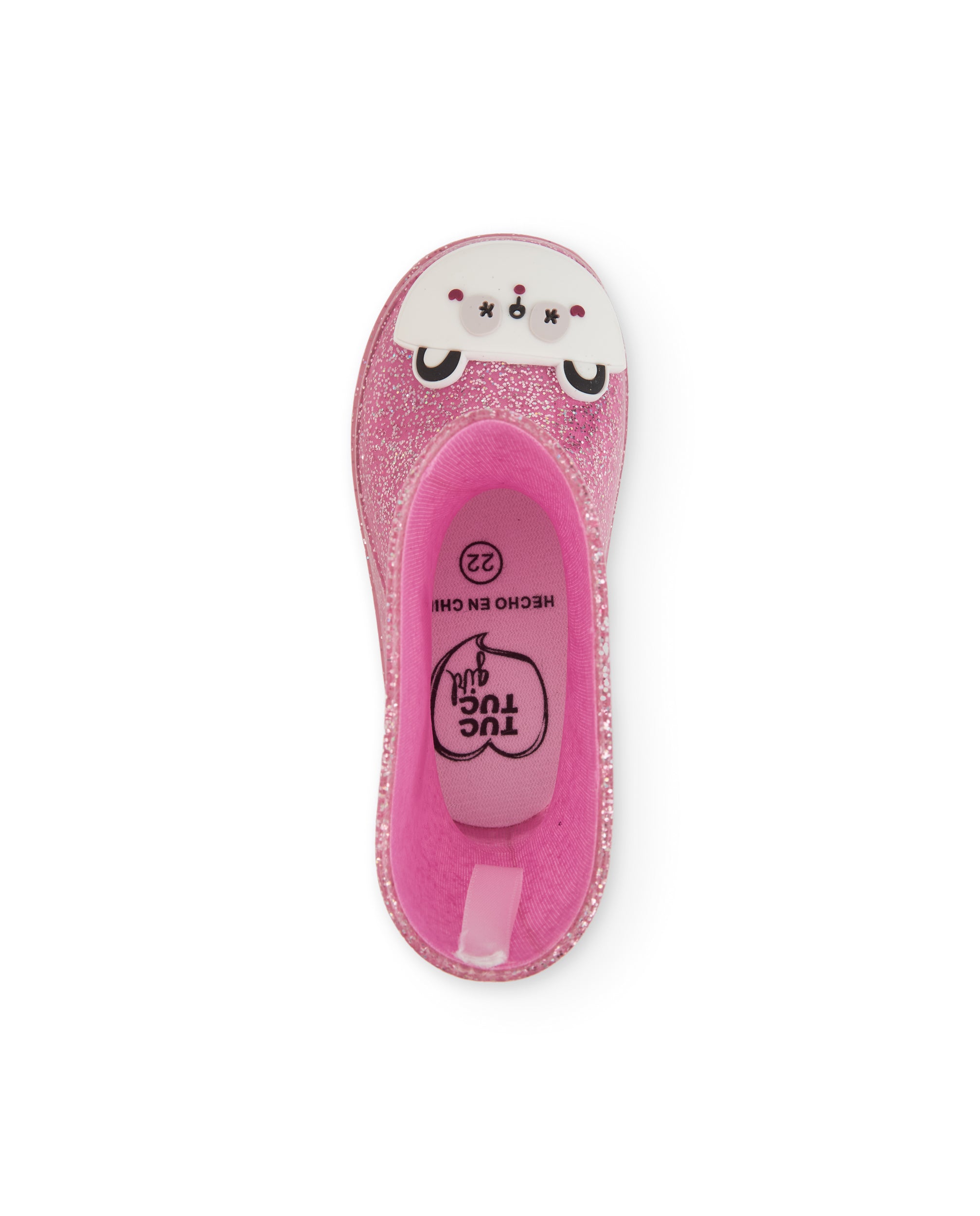 Tuc Tuc stivali pioggia bambina rosa glitter