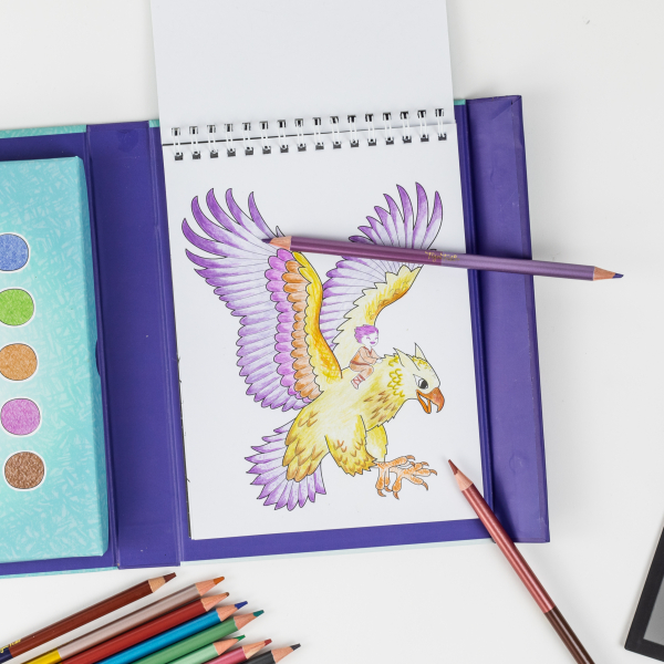 Tiger Tribe Pencil Art Metallic Blend set disegno 20 colori