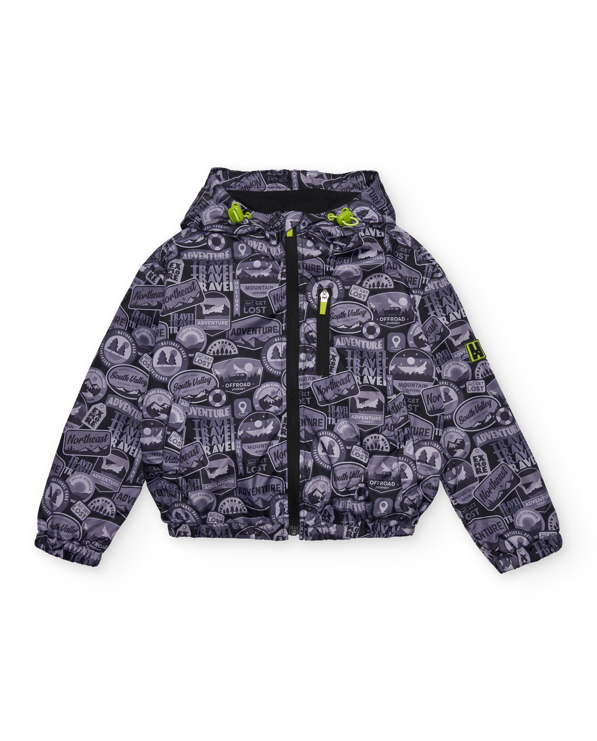 Tuc tuc giacca bambino grigia avventura con zip