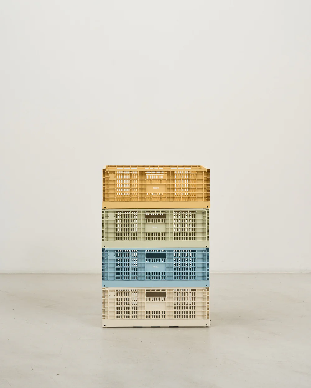 MODU Storage Crate cassetta contenitore azzurra 60x40