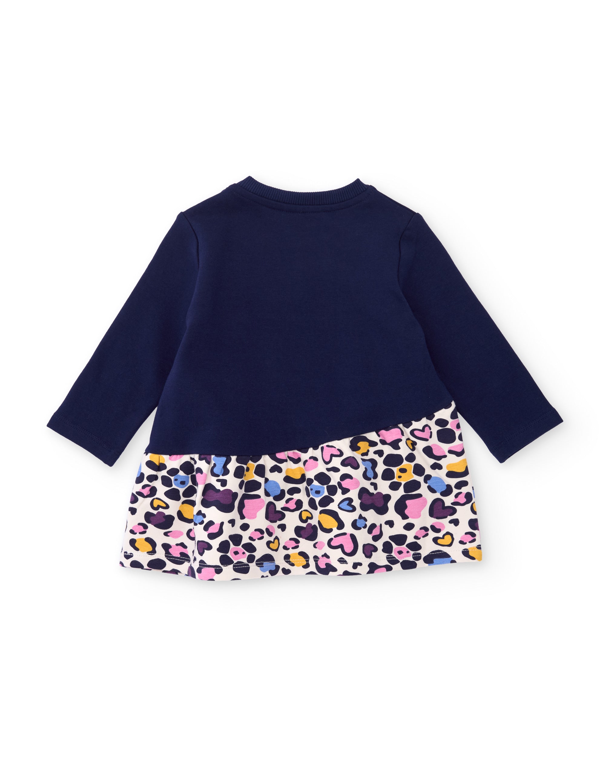 Tuc Tuc vestito bambina blu pile caldo tigre