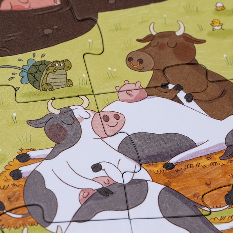Londji Farmtastic puzzle fattoria 36 pezzi scatola trattore