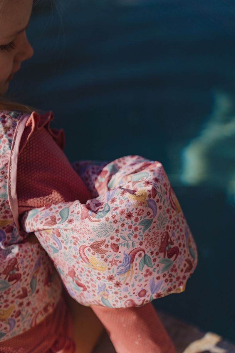 Little Dutch Sirene gilet con braccioli 3-6 anni mare