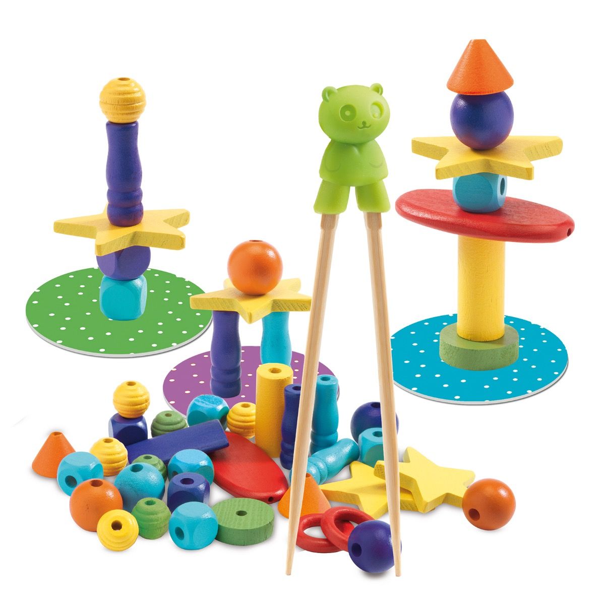 Djeco Totem Zen gioco da tavolo con bacchette