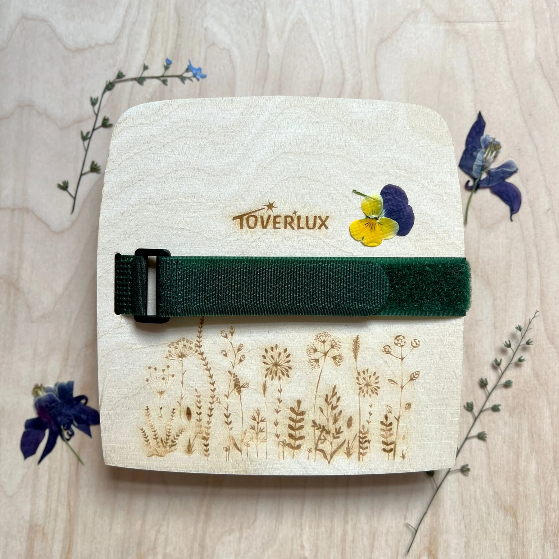 Toverlux pressa fiori portatile in legno