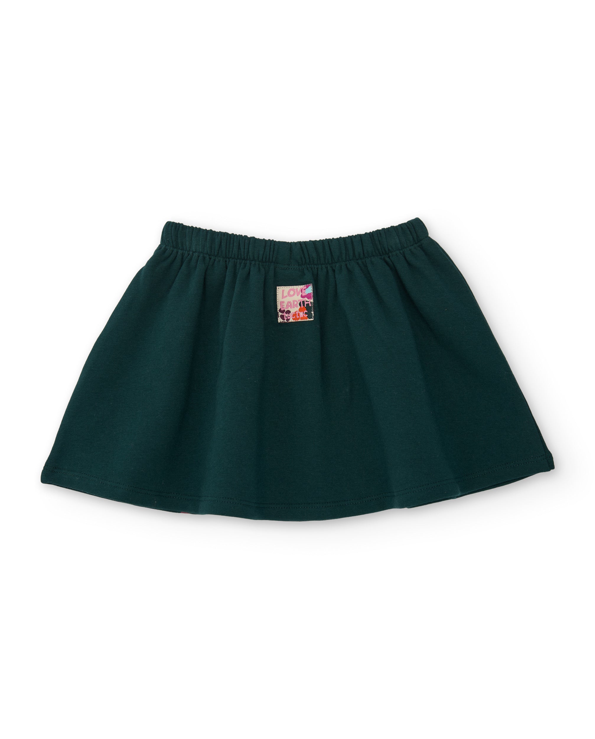 Tuc Tuc completo bambina bordeaux felpa gonna fiori
