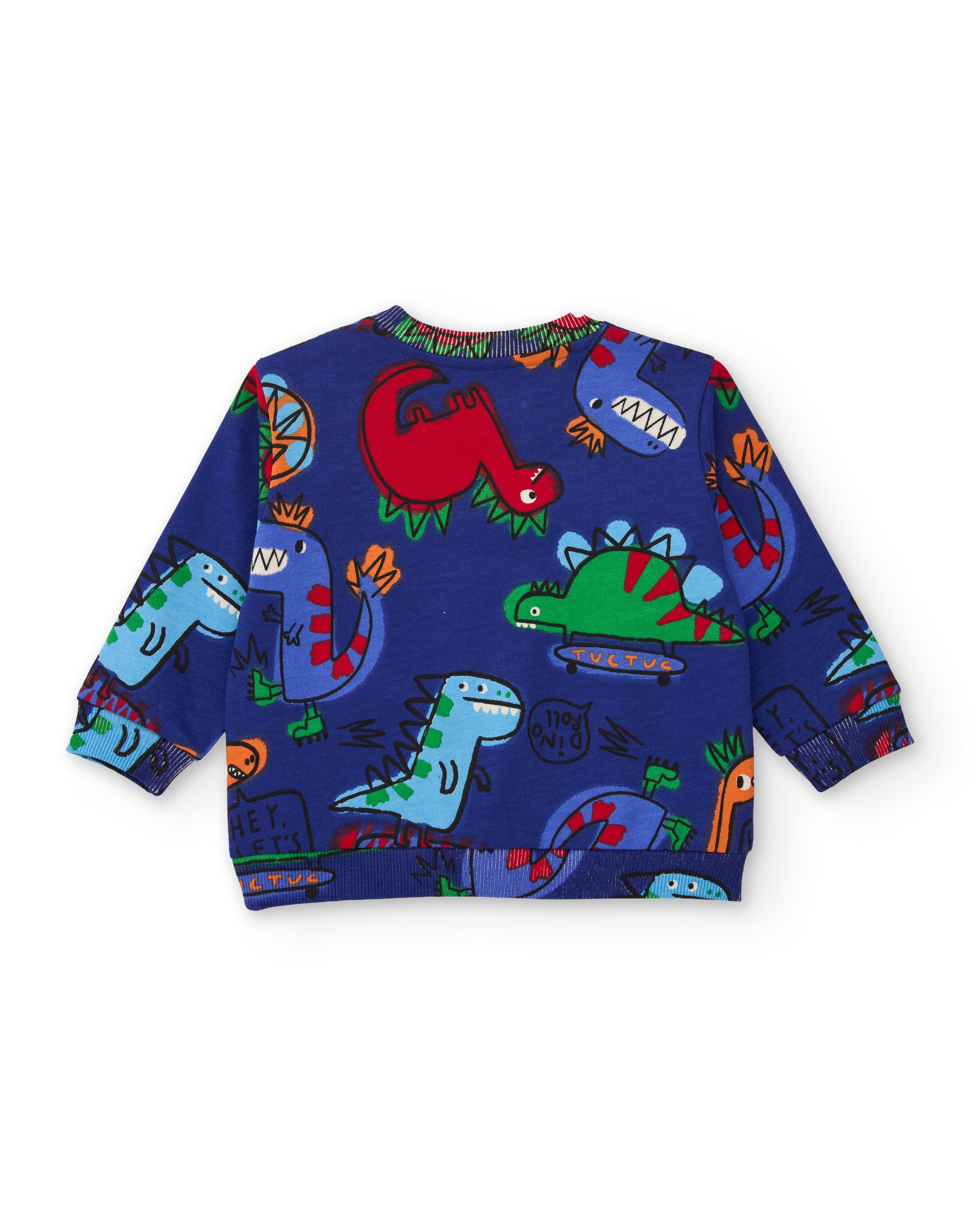 Tuc Tuc Dino Roll tuta dinosauro blu 2 anni in felpa