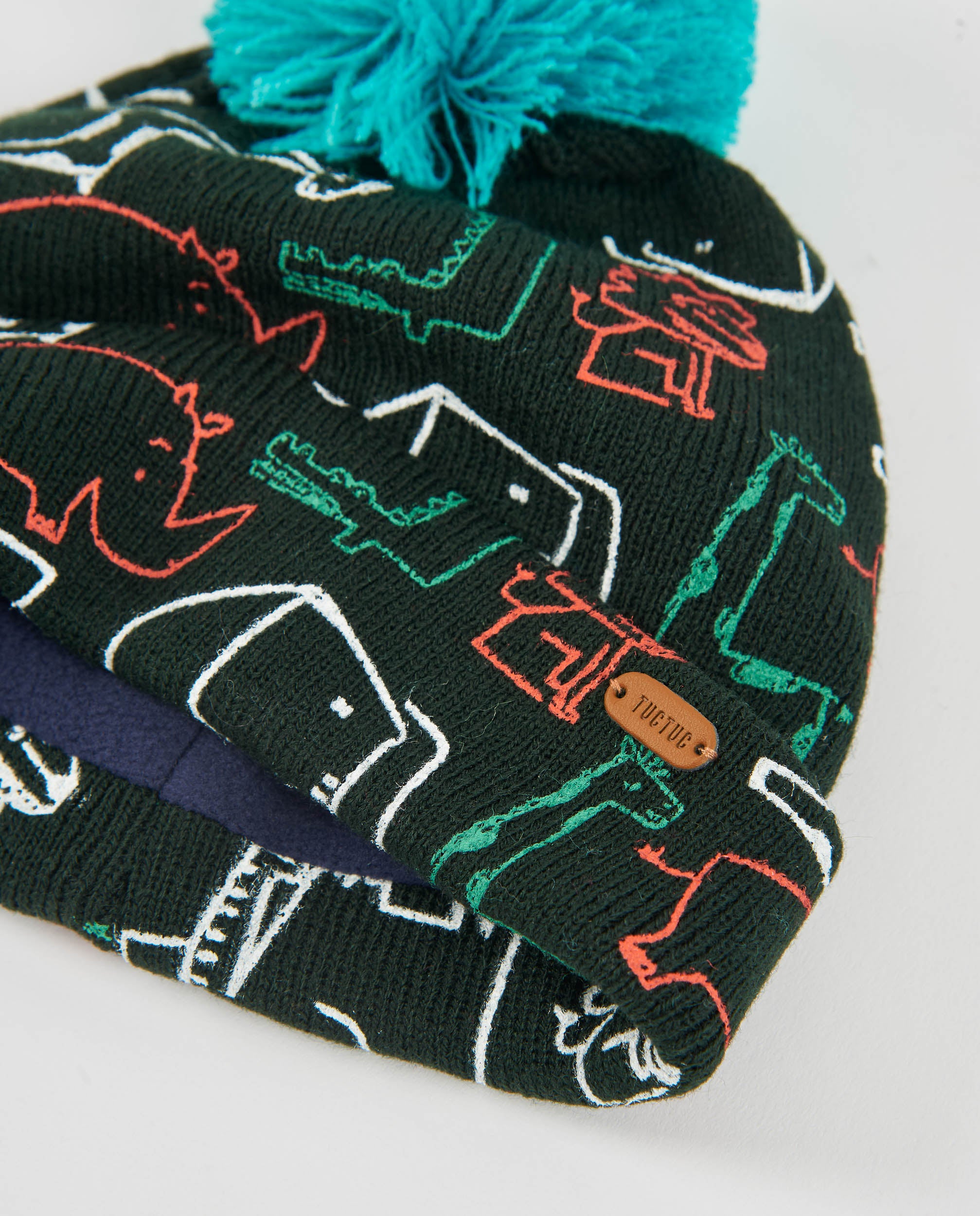 Tuc Tuc Set Cappello e Scaldacollo Verde Bambino
