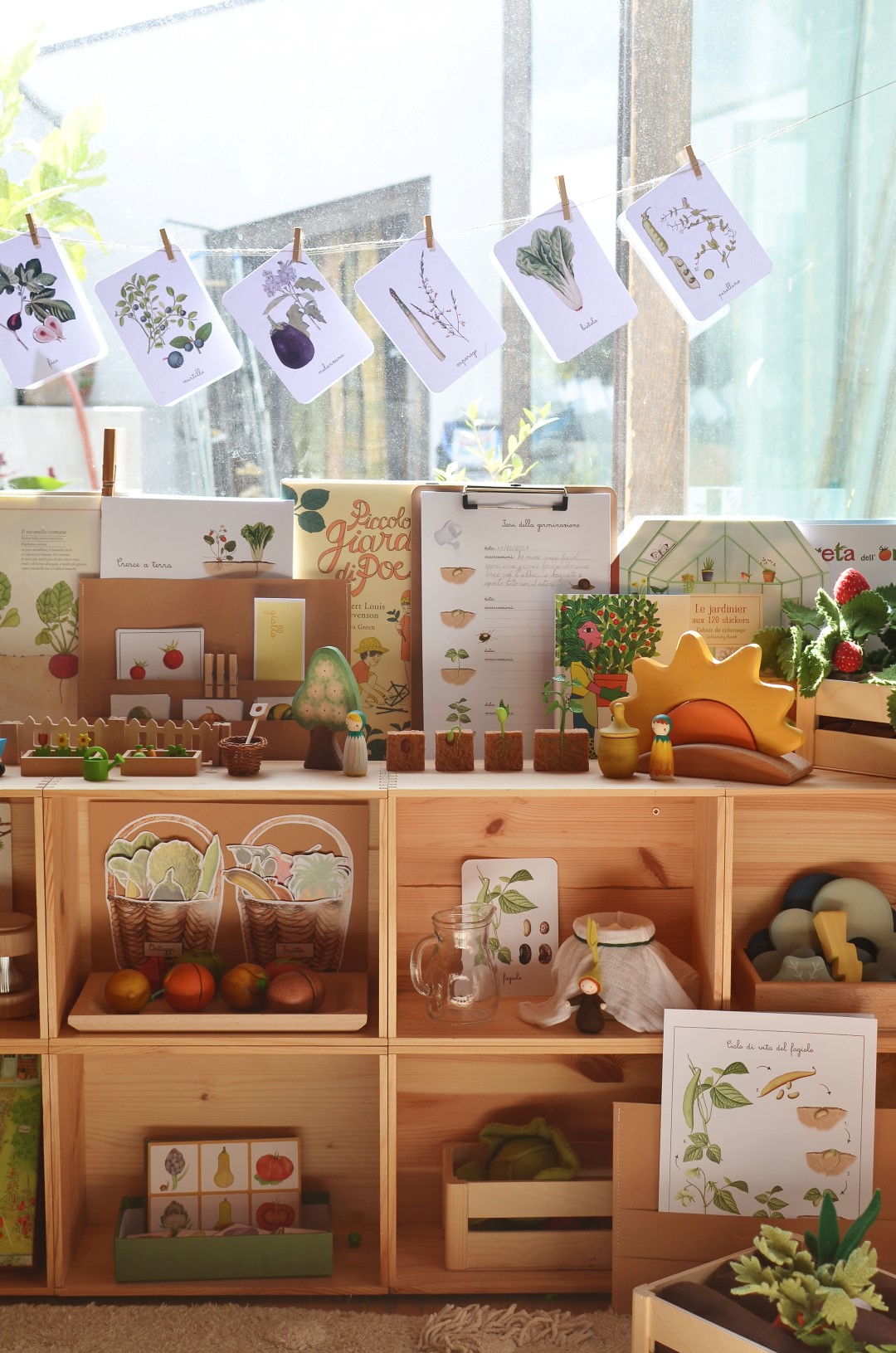 Baboo Frutta e Ortaggi carte montessori PDF 70 pagine natura