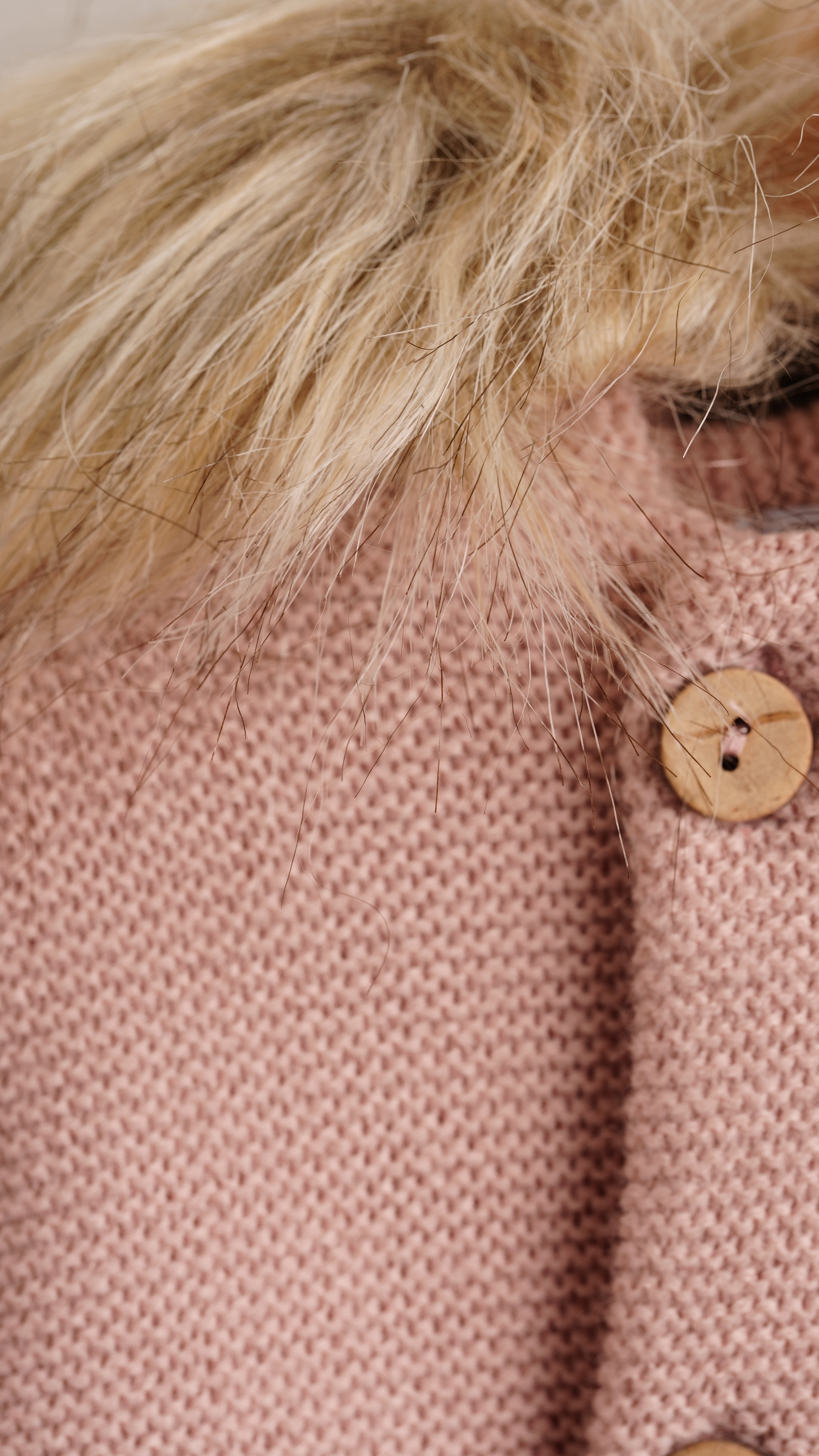 Mebi Scaldacollo Cappuccio Maglia Nude Pelo Removibile
