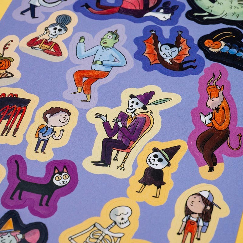 Londji Enchanted Cartella Stickers Castello 152 Adesivi