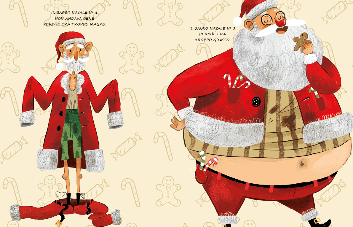 Nomos 25 Babbi Natale libro bambini copertina rigida