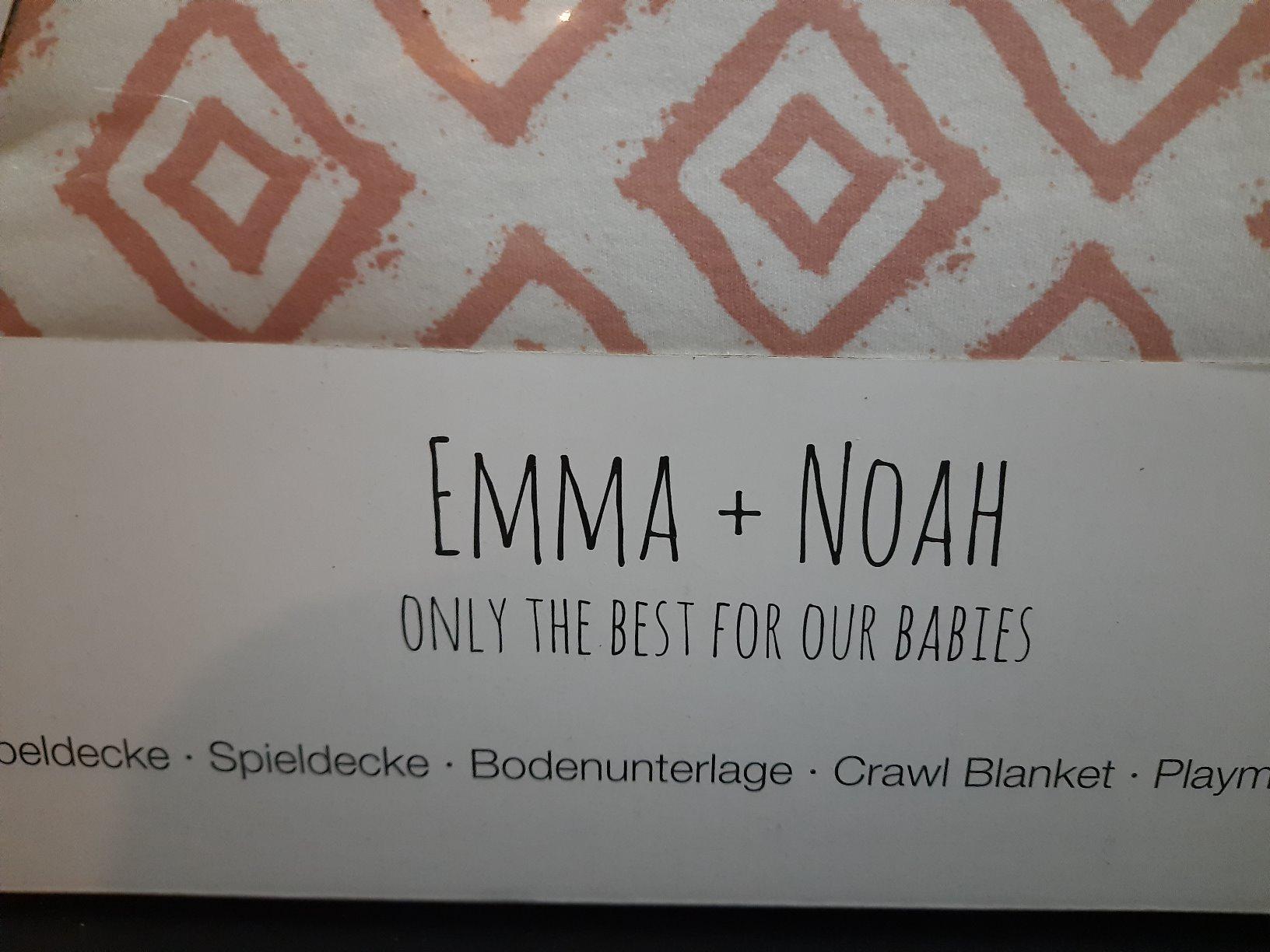 emma & noah Coperta Gattonare 120x120 Fiore Salvia Imbottita