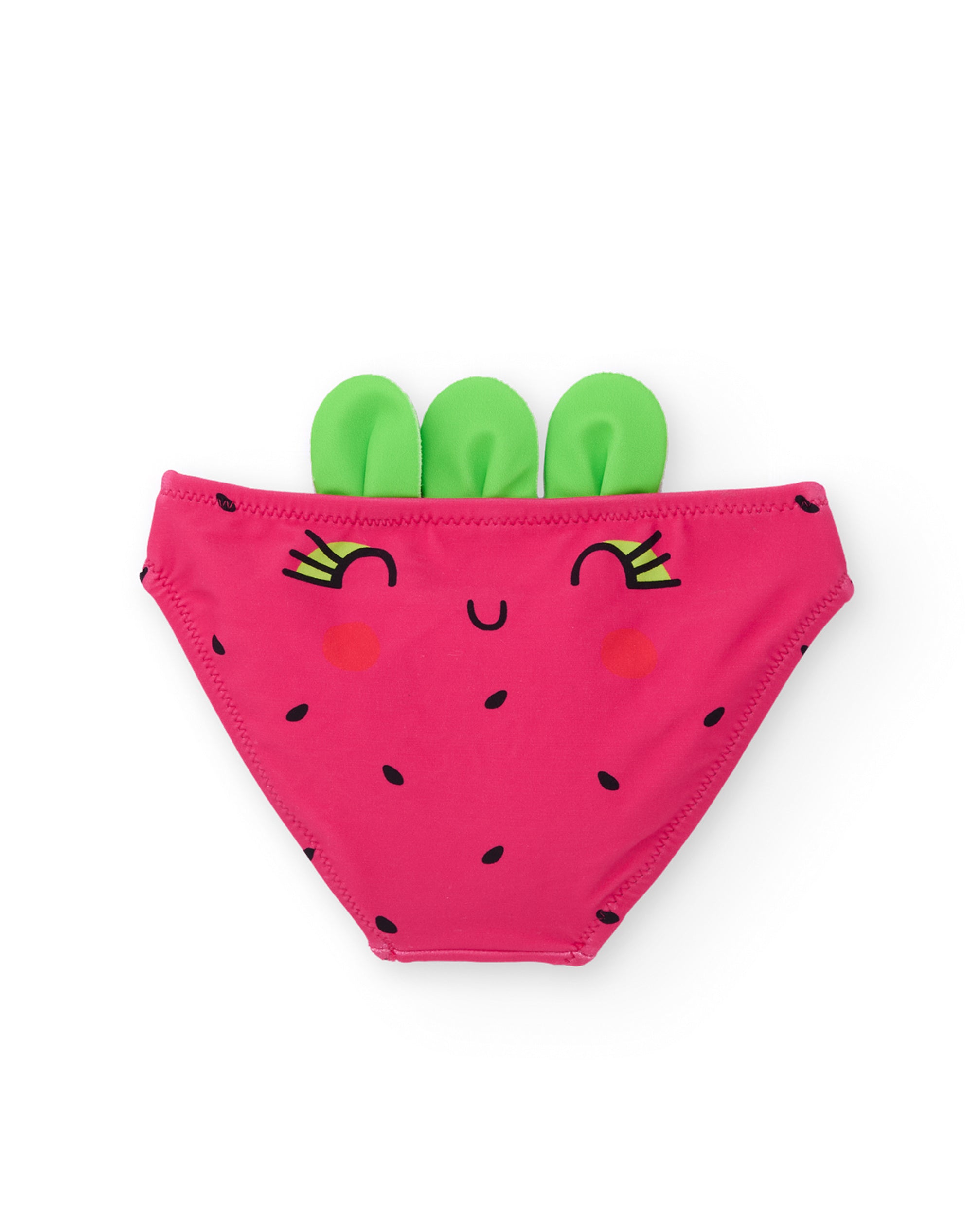 Tuc Tuc slip costume bimba rosa cocomero