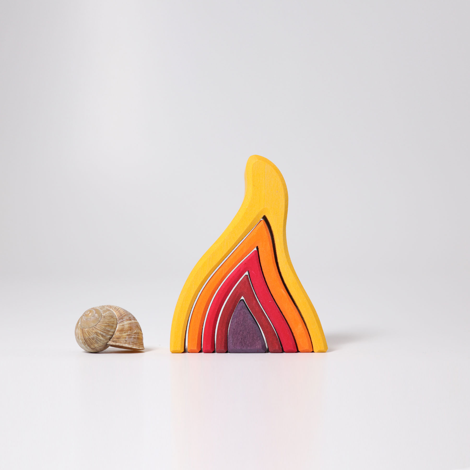 Grimm's Fiamma Mini impilabile legno 5 pezzi