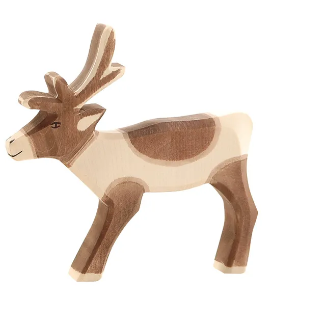 Ostheimer Renna scandinava figura legno massello