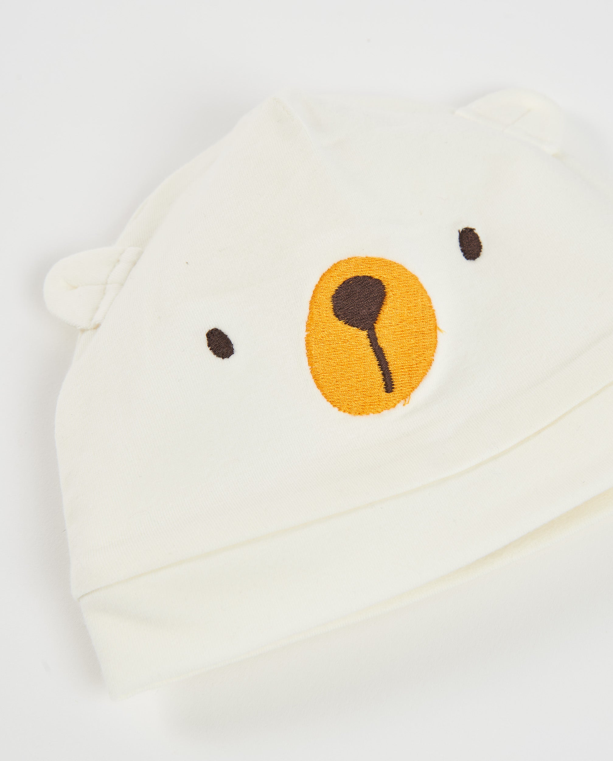 Tuc Tuc cappello neonato crudo orsetto maglia