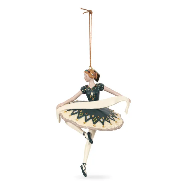 Konges Sløjd Ballerina Harlekin decorazione Natale 13,5 cm