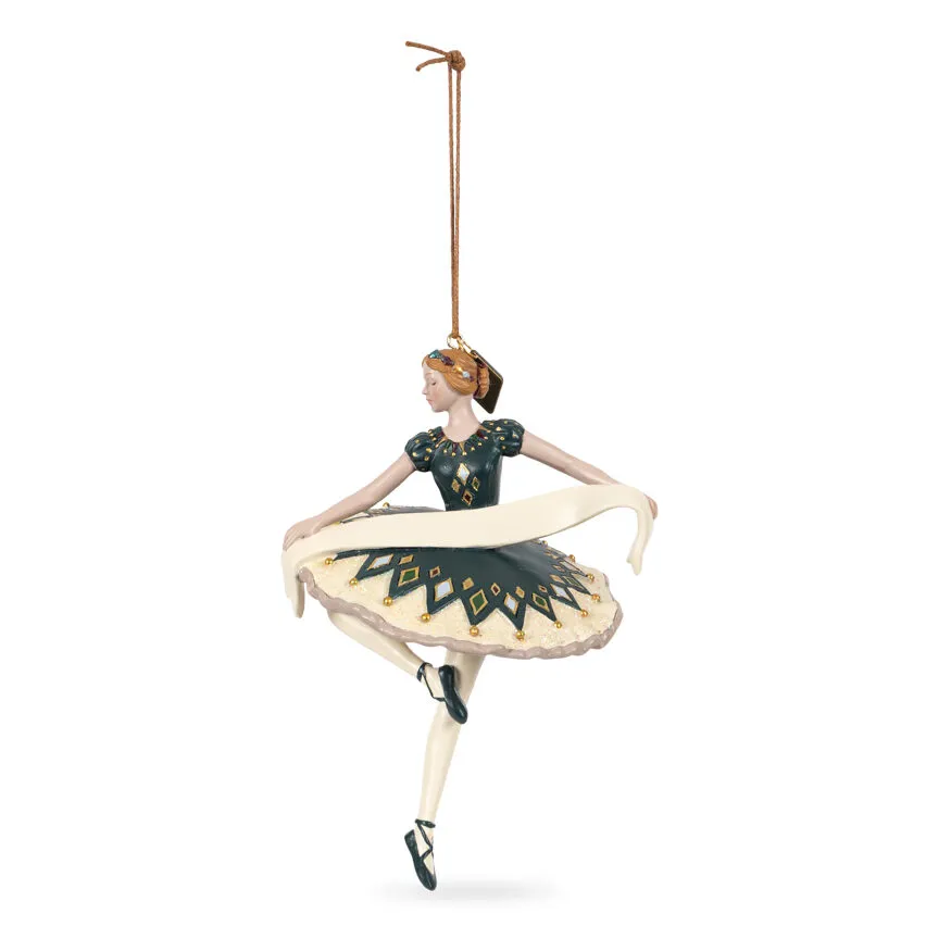 Konges Sløjd Ballerina Harlekin decorazione Natale 13,5 cm