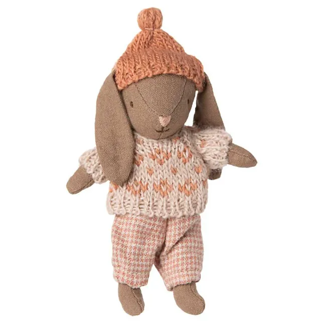 Maileg Bunny cappello rosa pupazzo cotone 14 cm