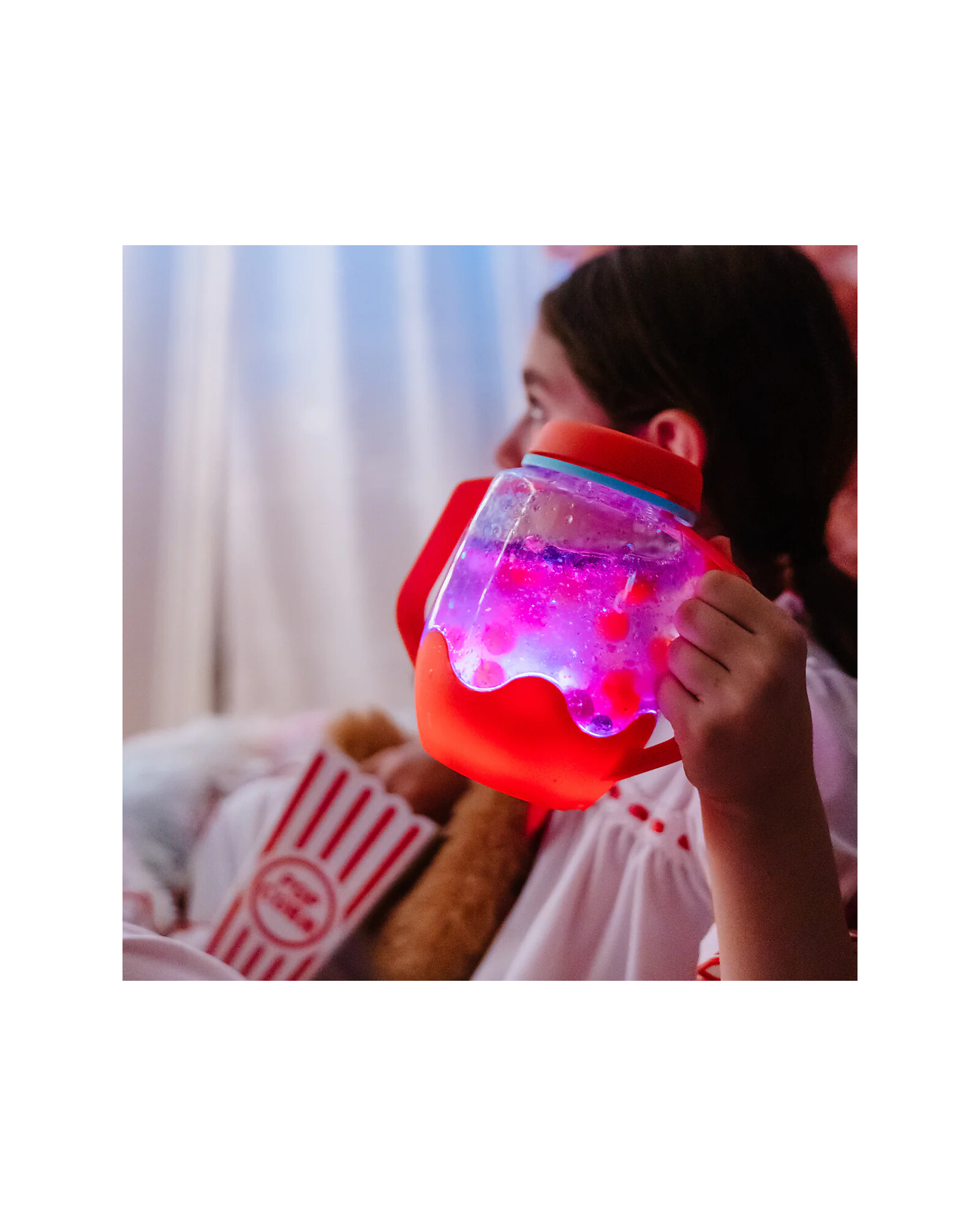 Glo Pals Barattolo Sensoriale Coral con Luce